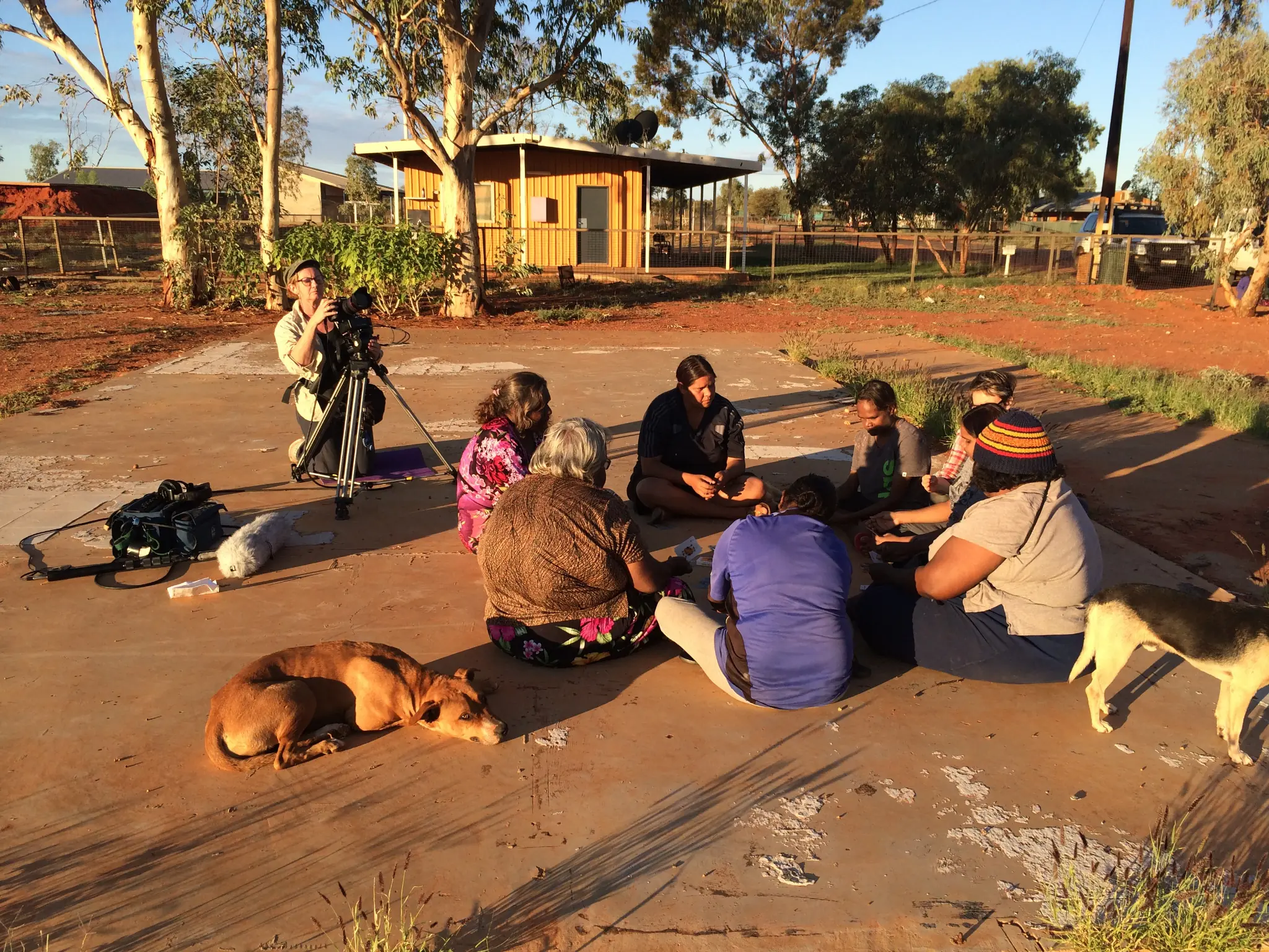 Remote production in Central Northern Territory