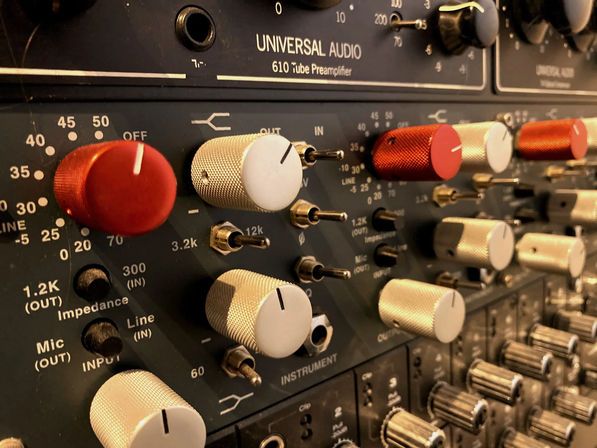 Vintech and Universal Audio outboard equipment
